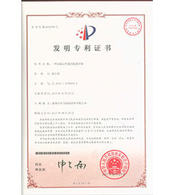 巢湖國(guó)力航標(biāo)器材有限公司發(fā)明專利證書(shū)